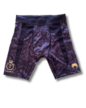 Venum x Topuria Unmatched Edition Vale Tudo Shorts - Black/Gold
